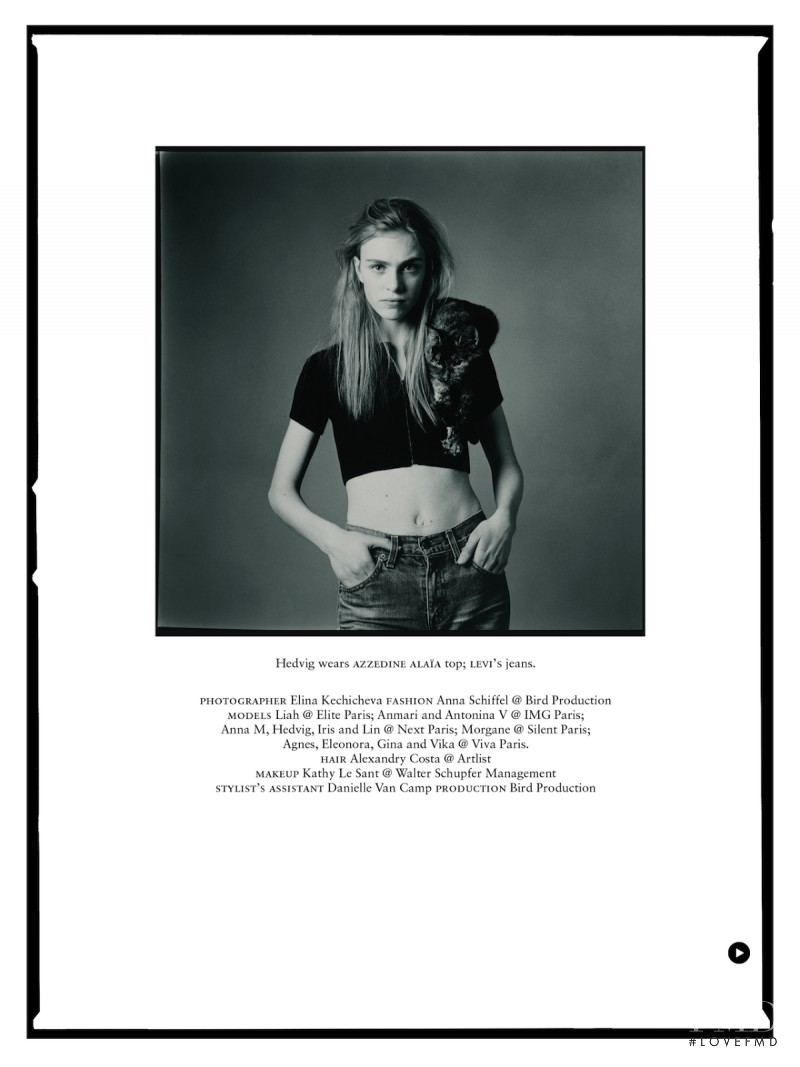 Hedvig Palm featured in Sugar Mountain, April 2013