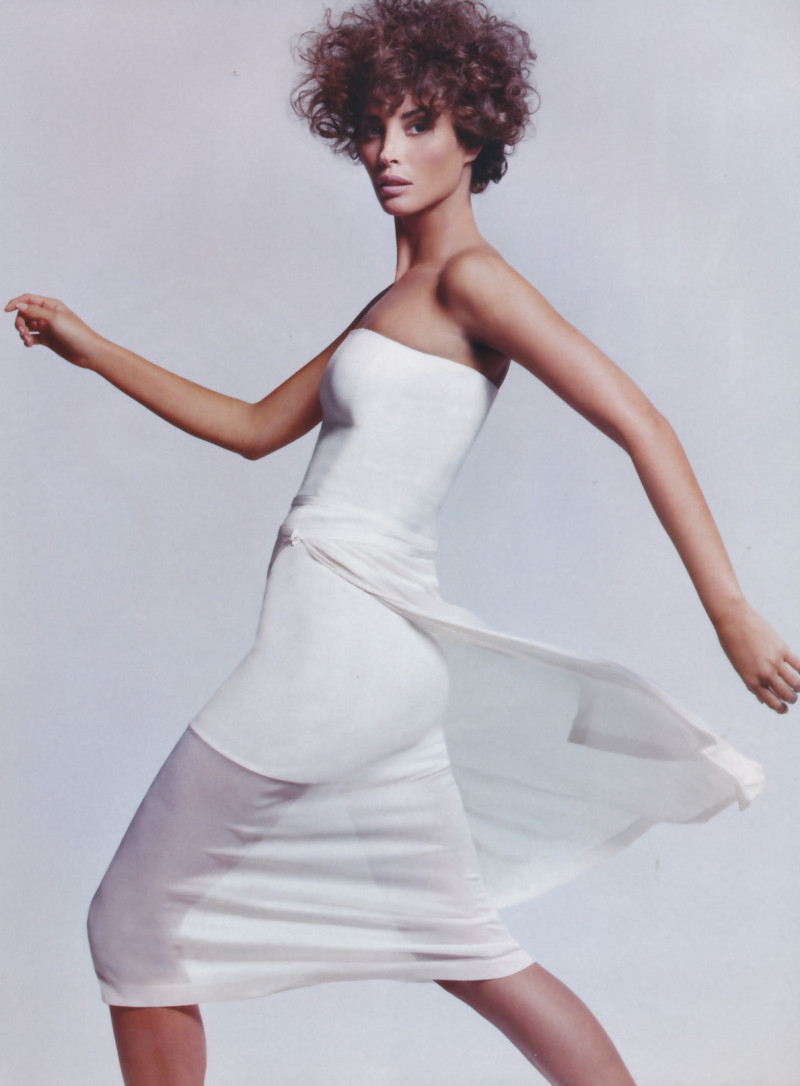 Christy Turlington featured in Recession chic, March 2002