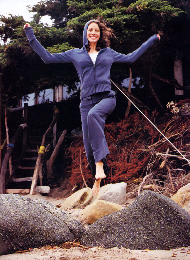 Christy Turlington featured in A yoga love story, August 2003