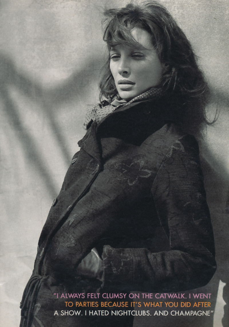 Christy Turlington featured in A model life, July 2005