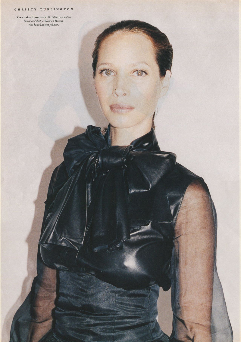 Christy Turlington featured in The originals, September 2006