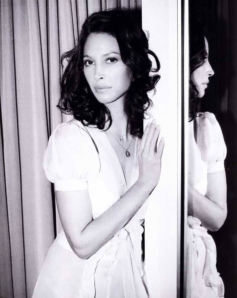 Christy Turlington featured in At ease, February 2007