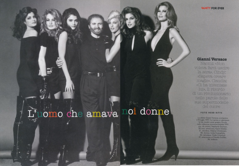 Christy Turlington featured in L\'uomo che amava noi donne, July 2007