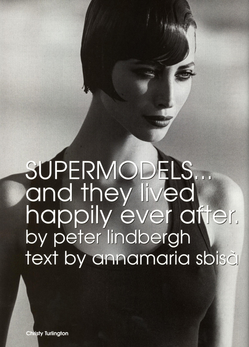 Christy Turlington featured in Supermodels... And they lived happily ever after, July 2007