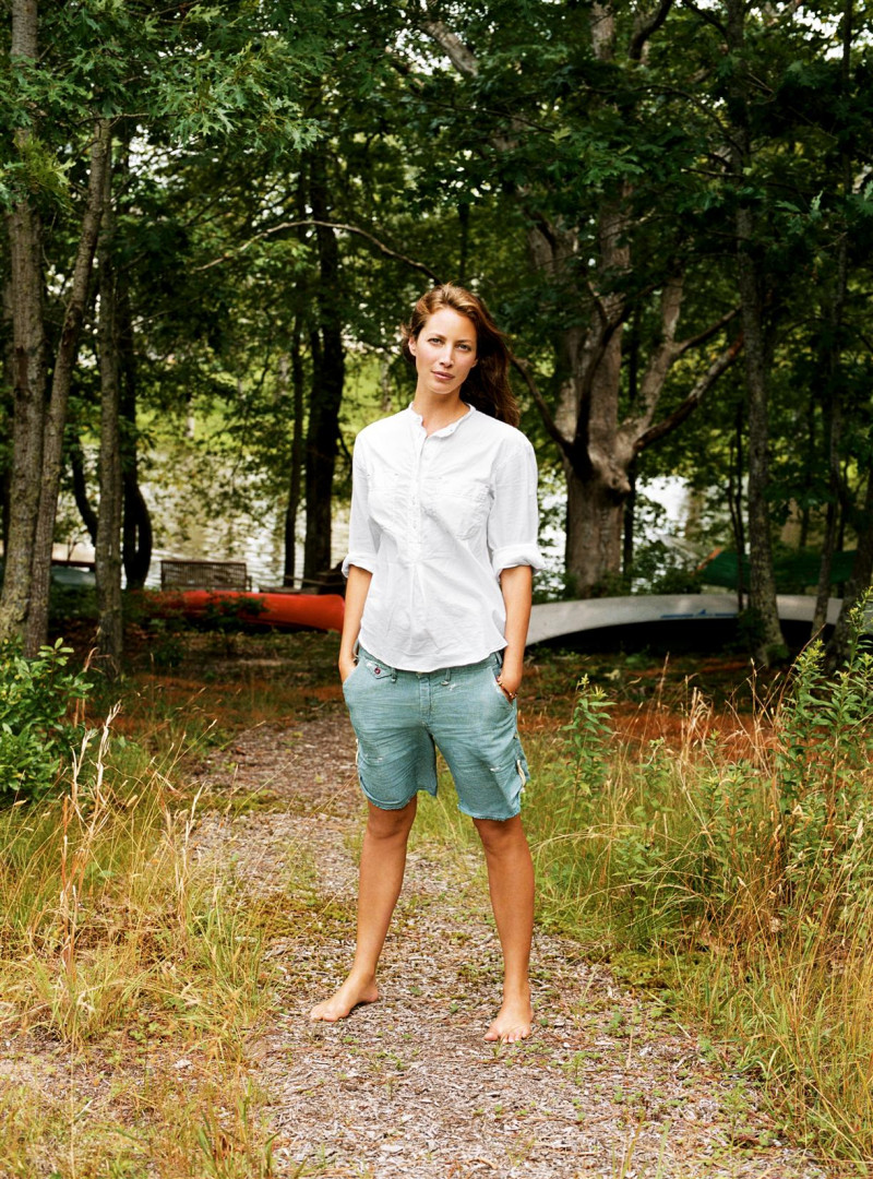 Christy Turlington featured in The outsider, September 2007