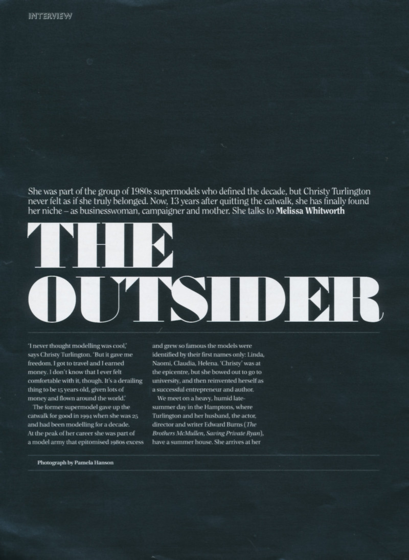 The outsider, September 2007