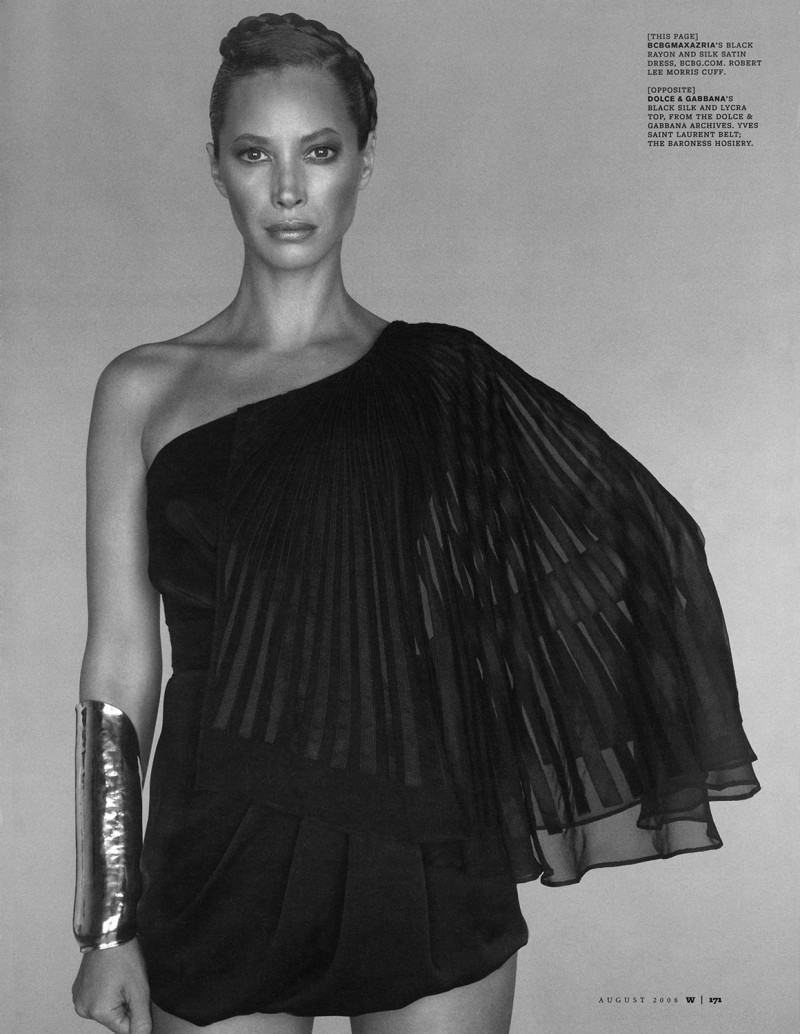 Christy Turlington featured in Champion, August 2008