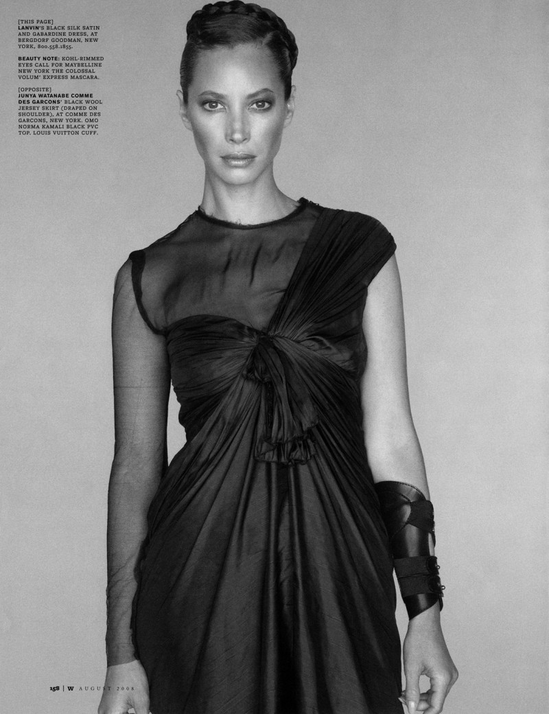 Christy Turlington featured in Champion, August 2008