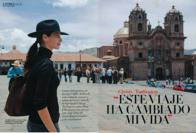 Christy Turlington featured in Emprende una nueva vida, July 2008