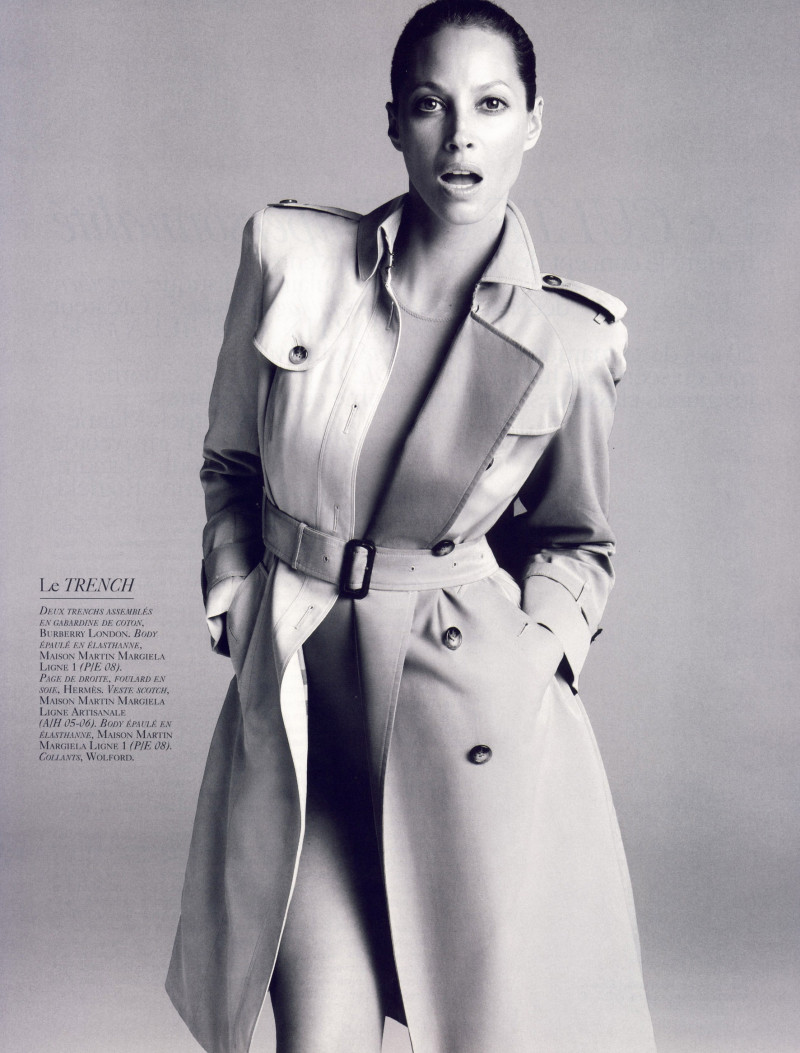 Christy Turlington featured in Le culte de l\'impersonnalité, October 2008