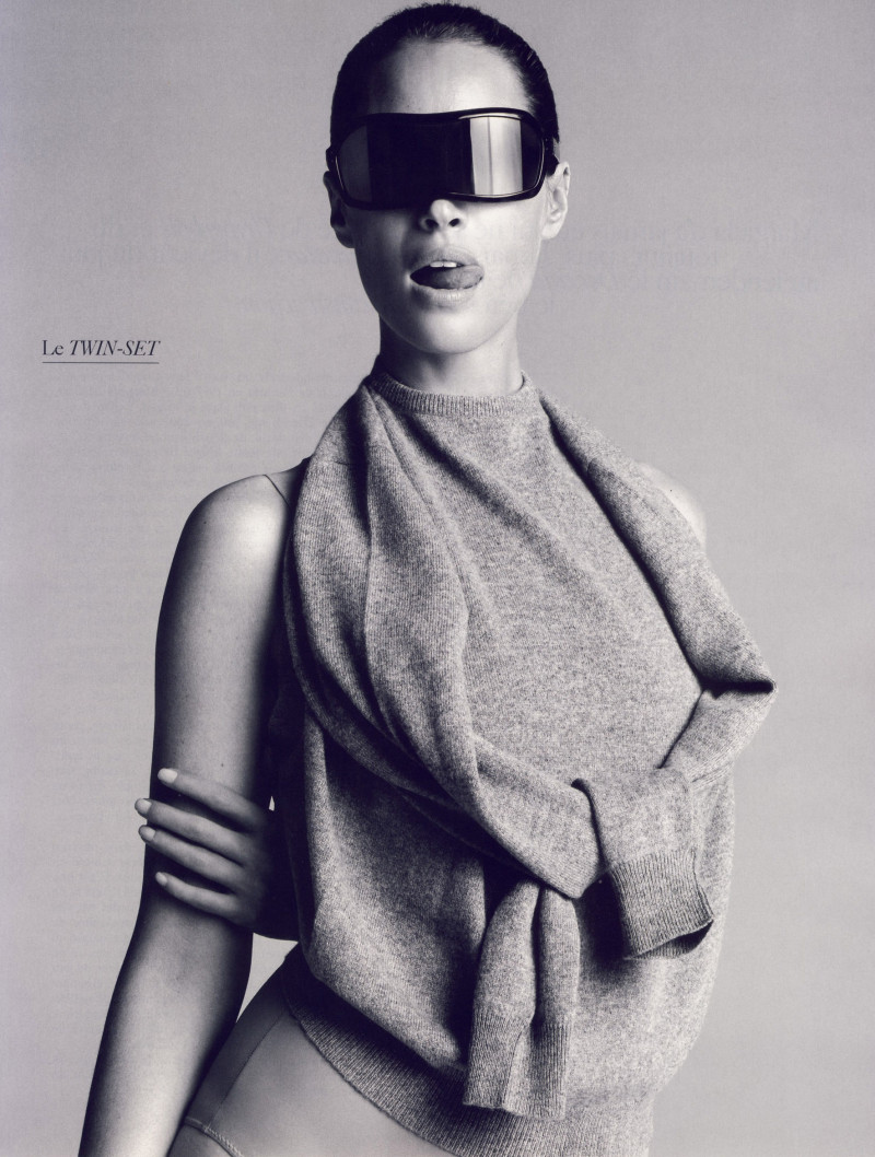 Christy Turlington featured in Le culte de l\'impersonnalité, October 2008