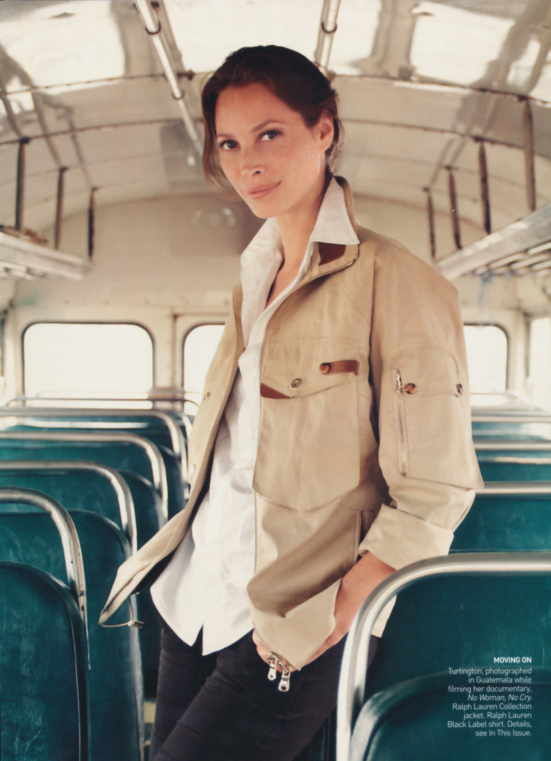 Christy Turlington featured in Beauty and soul, August 2009