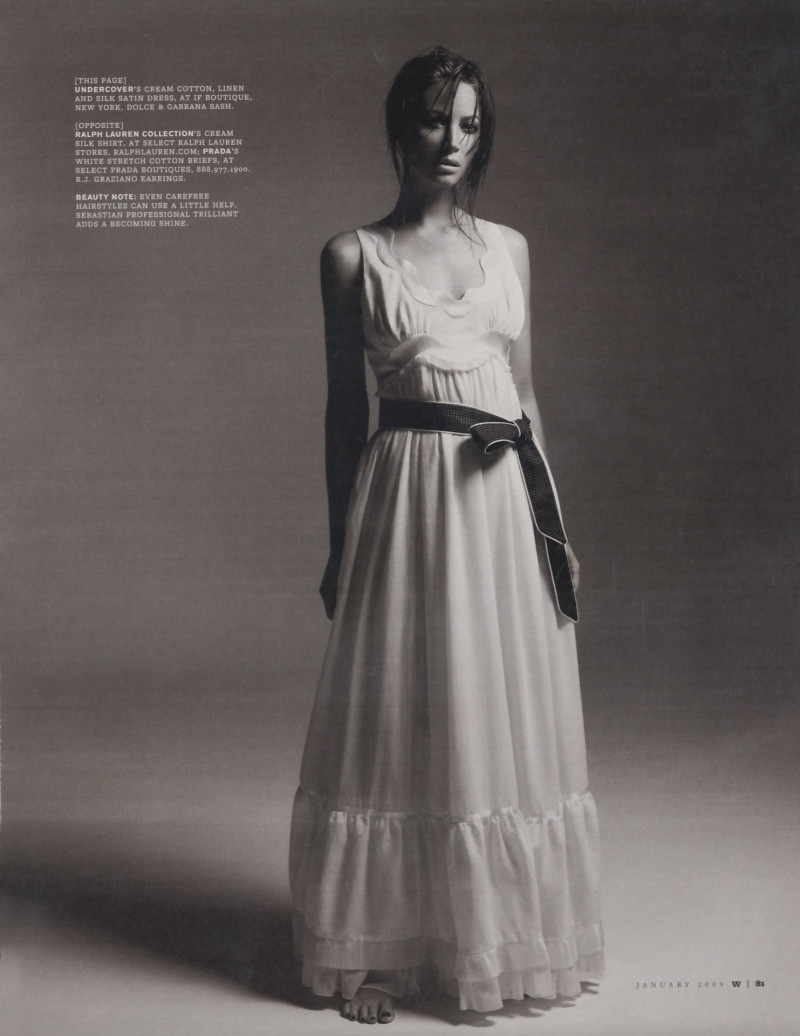 Christy Turlington featured in Christy, January 2009