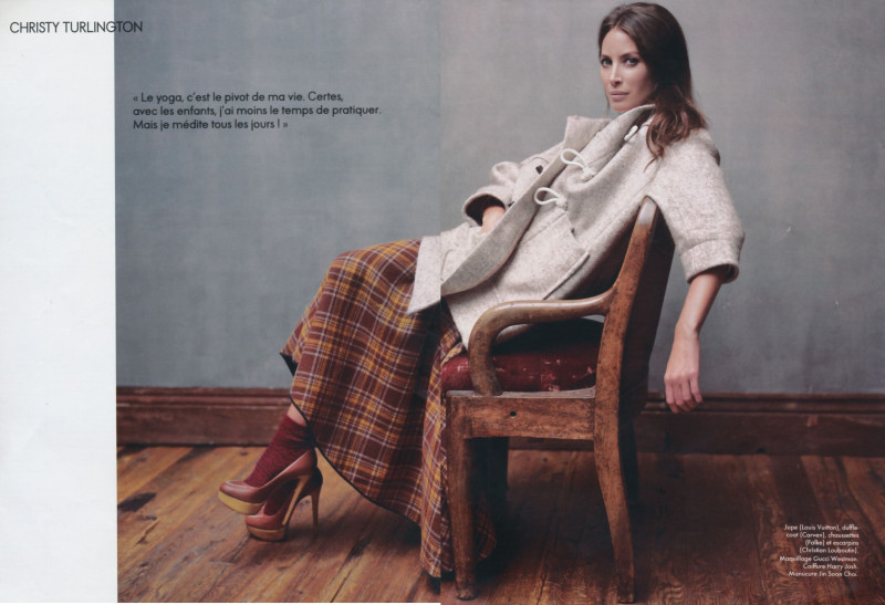 Christy Turlington featured in La belle ame, December 2010