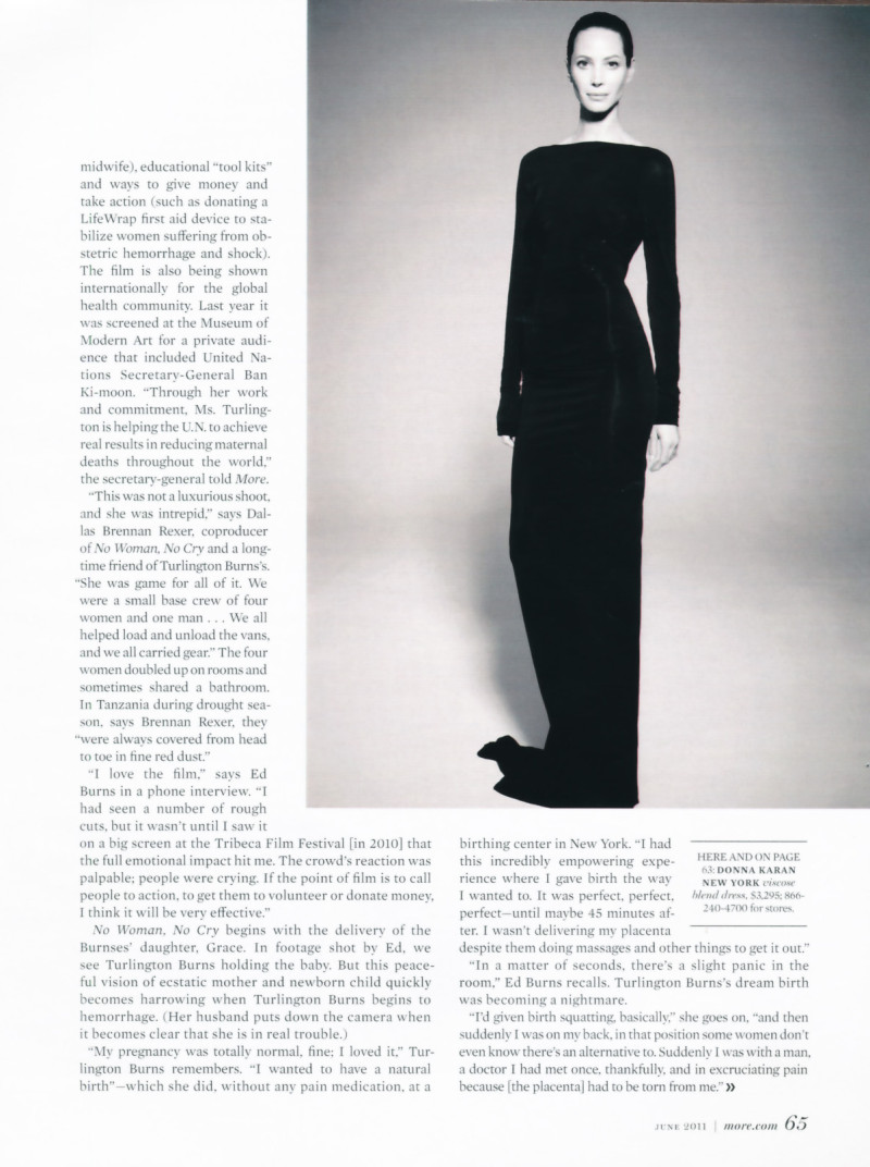 Christy Turlington featured in She , June 2011