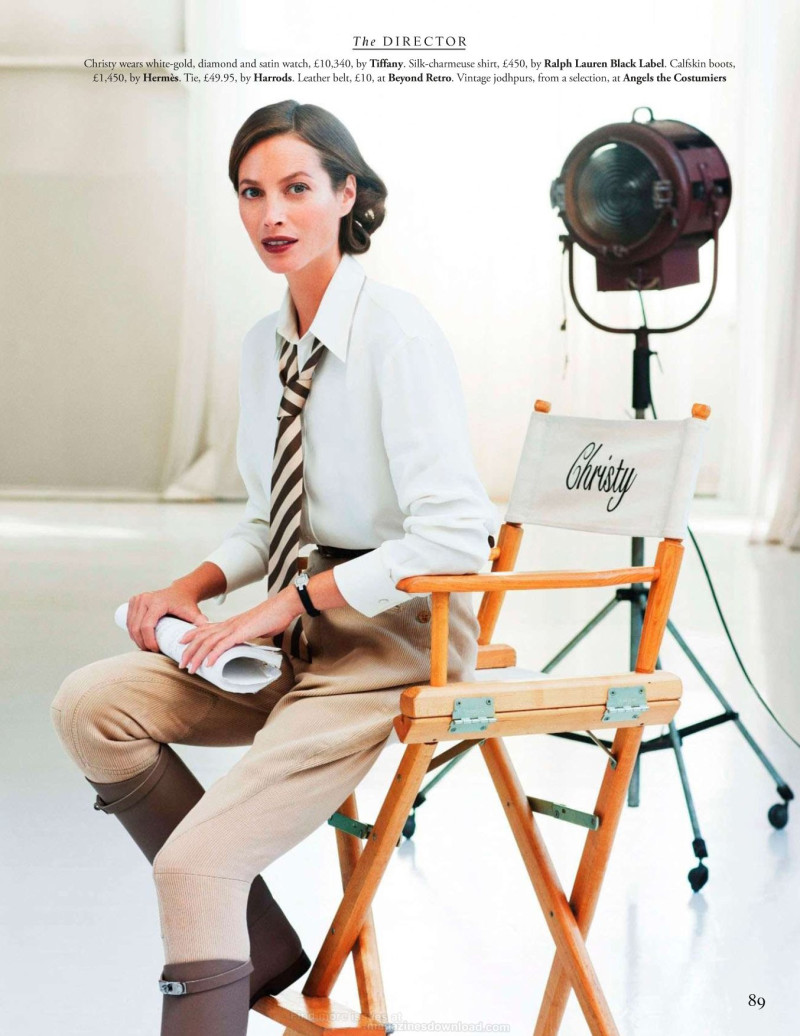 Christy Turlington featured in The crew, May 2011