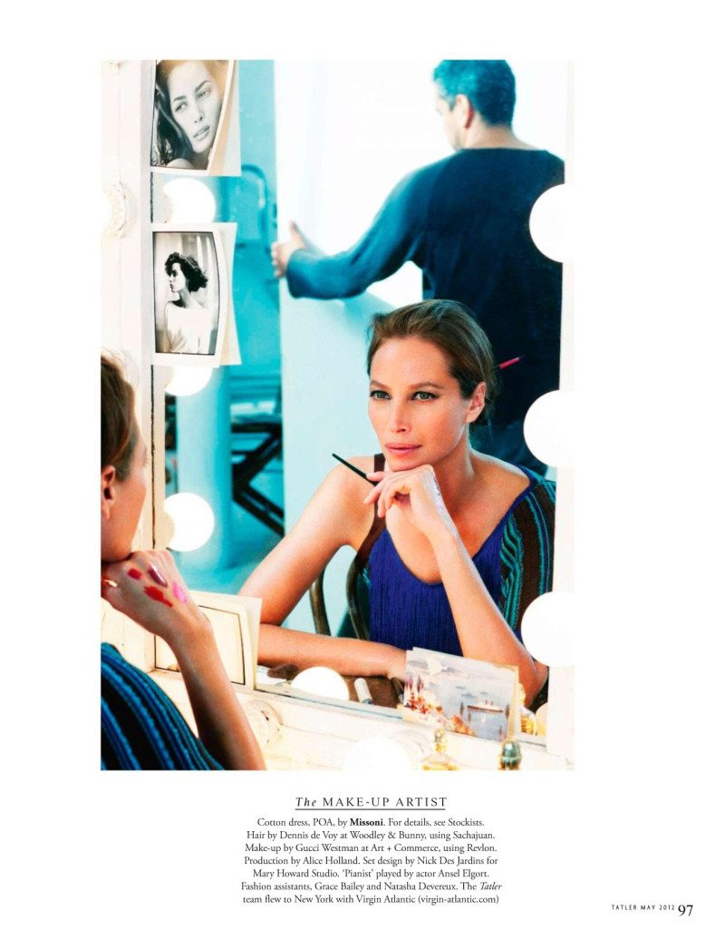 Christy Turlington featured in The crew, May 2011