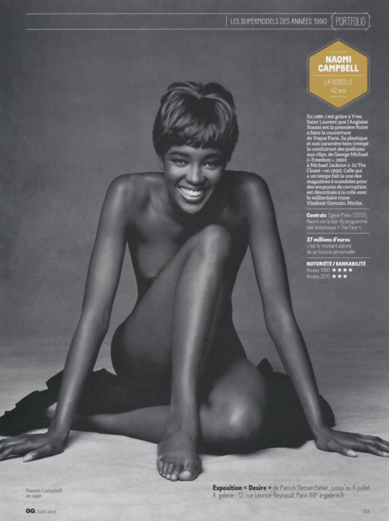 Naomi Campbell featured in Parce qu\'elles le valent toujours bien, June 2013