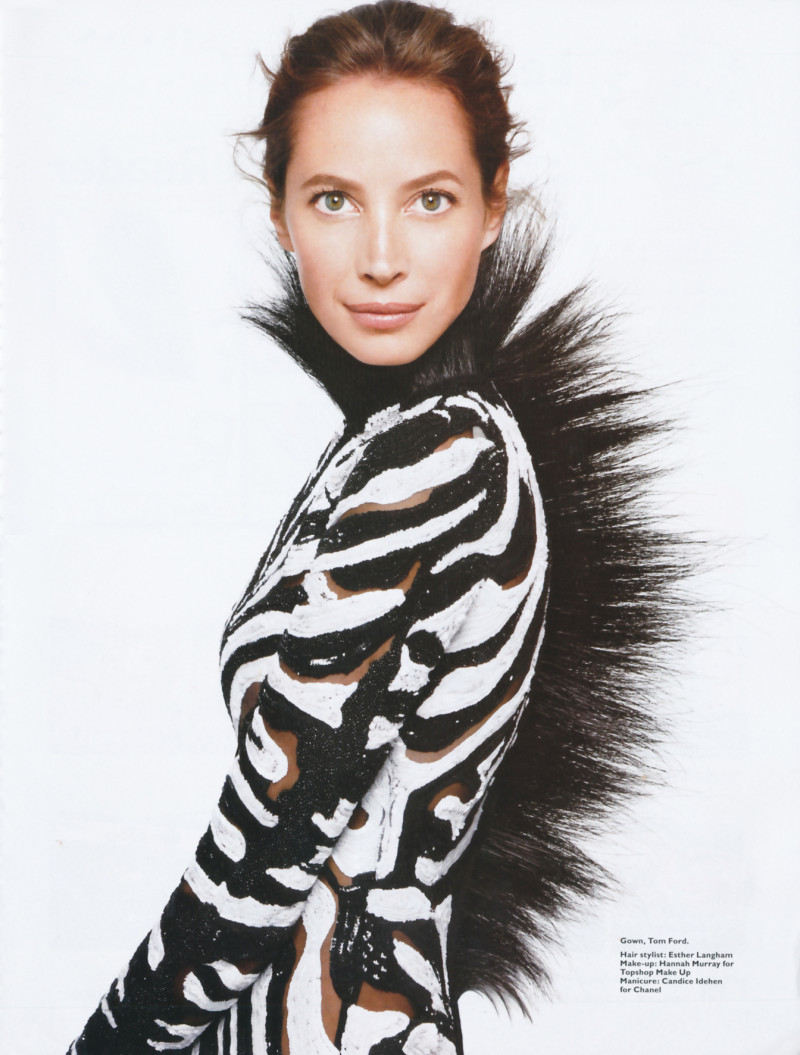 Christy Turlington featured in Wild at heart, August 2013