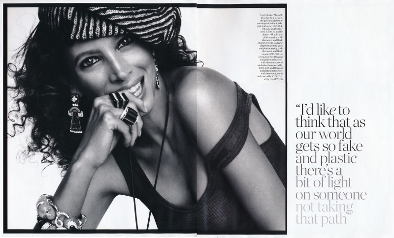 Christy Turlington featured in Pure Christy, September 2014