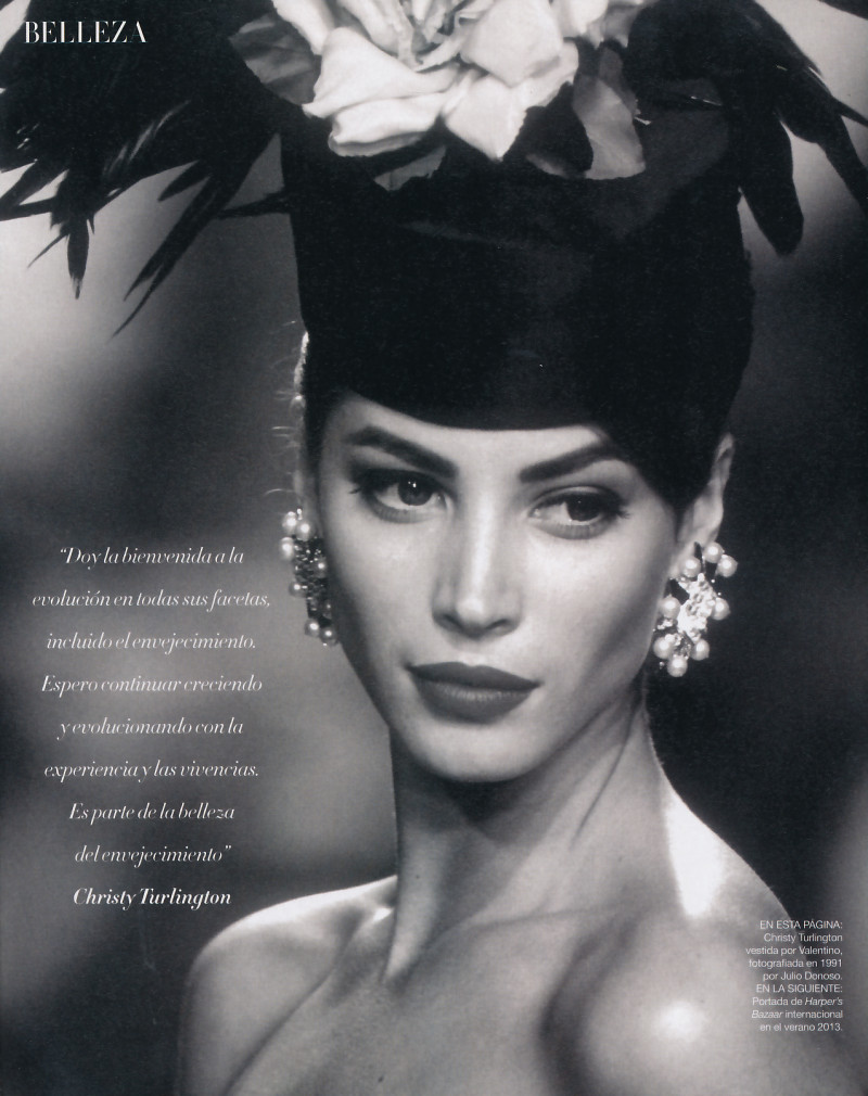 Christy Turlington featured in Musas eternas, April 2014