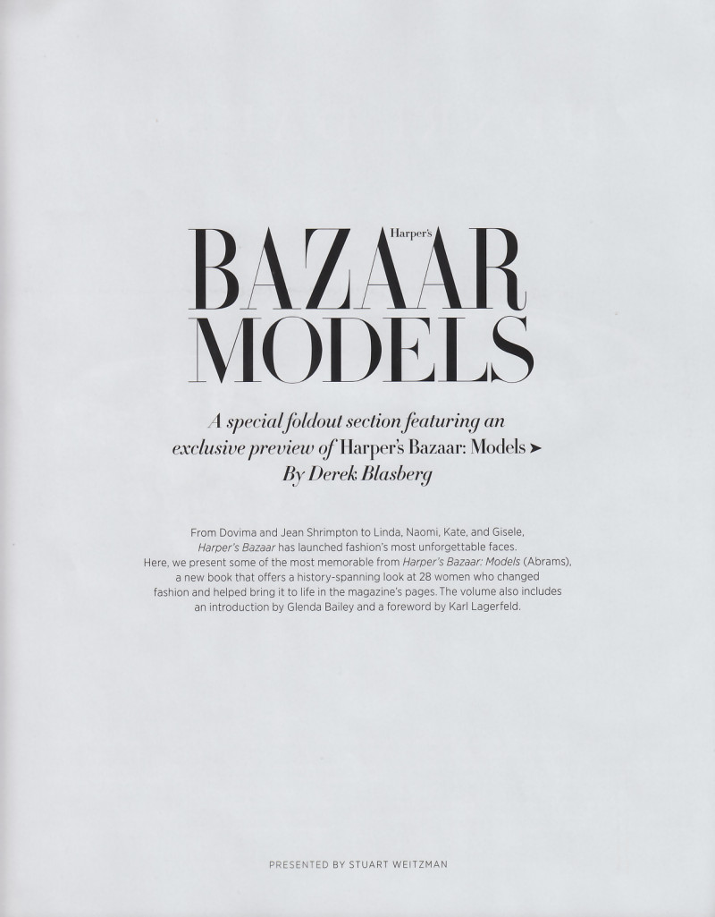 Bazaar Models, September 2015