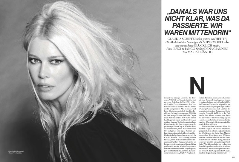 Claudia Schiffer featured in Claudia Forever, March 2024