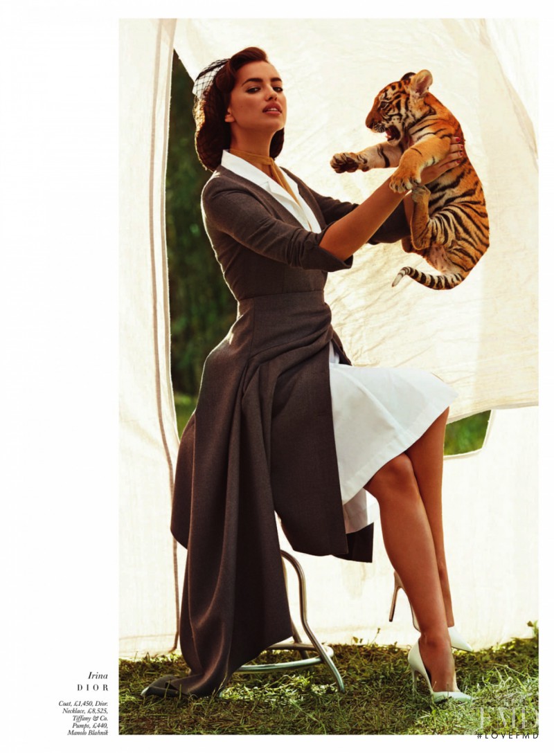 Irina Shayk featured in Carine On The Pre-Fall Collections, May 2013