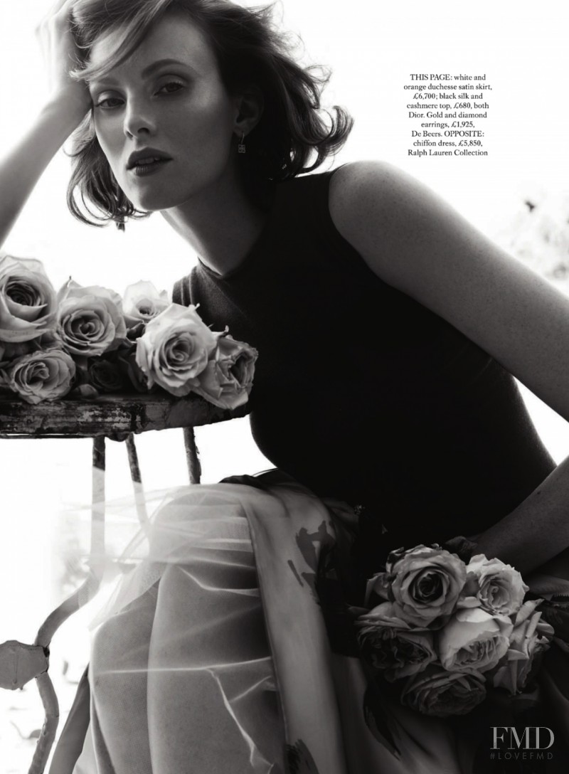 Karen Elson featured in La Vie En Rose, May 2013