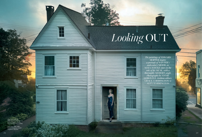 Maya Hawke featured in Looking Out, December 2023