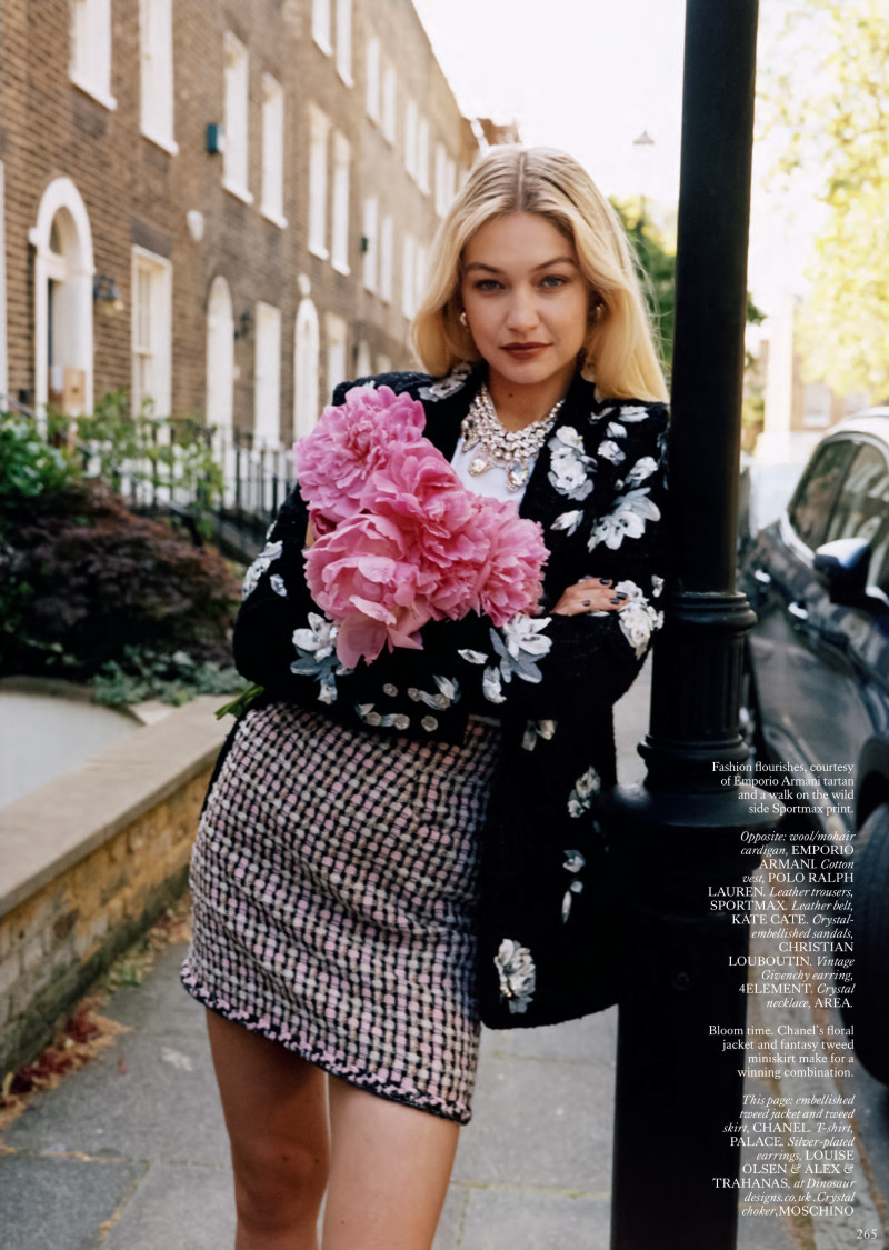 Gigi Hadid featured in Round Our Way, December 2023