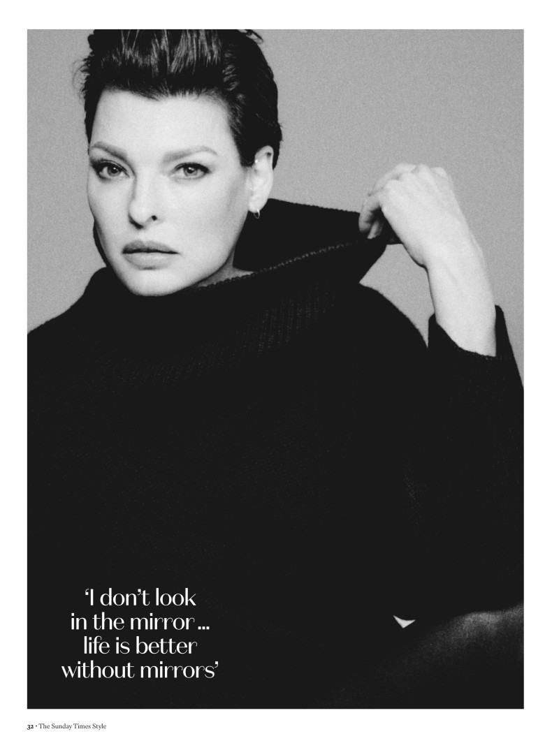 Linda Evangelista featured in \'I Don\'t Blame Myself Any More\', November 2023