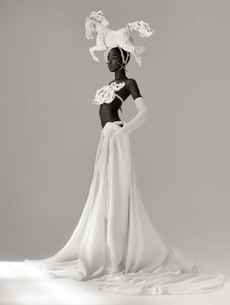 Dara Gueye featured in La Couture, October 2023