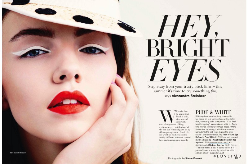 Charlotte Burgon featured in Hey, Bright Eyes, May 2013