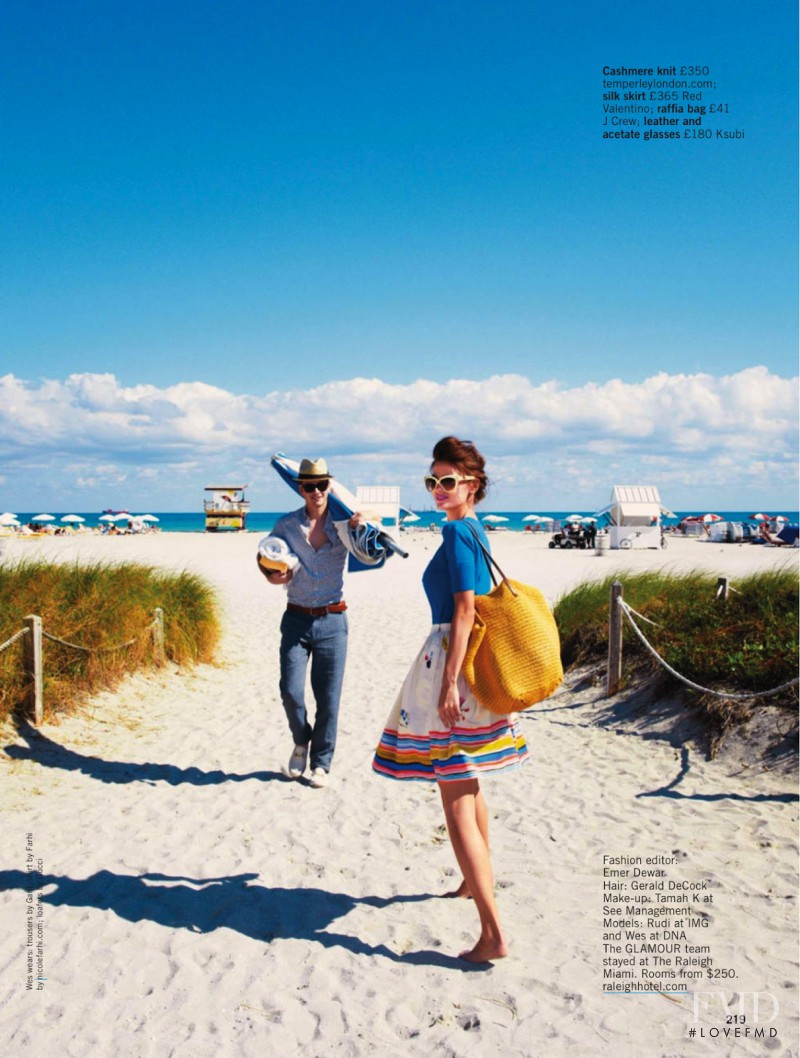 Rudi Ovchinnikova featured in Sun, Sea, Glamour, May 2013