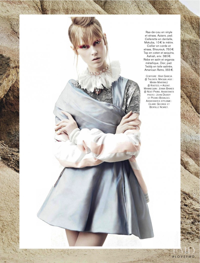 Jemma Baines featured in Cosmic Girl, May 2013