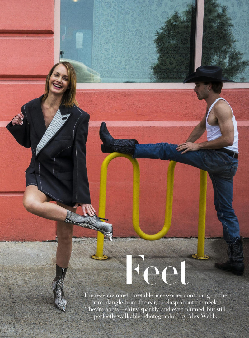 Amber Valletta featured in Happy Feet, October 2023