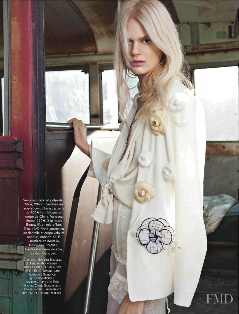 Caroline Schurch featured in White Escape, May 2013