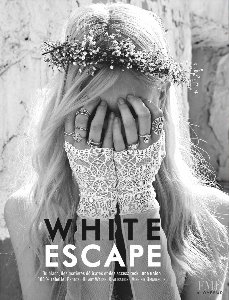 Caroline Schurch featured in White Escape, May 2013
