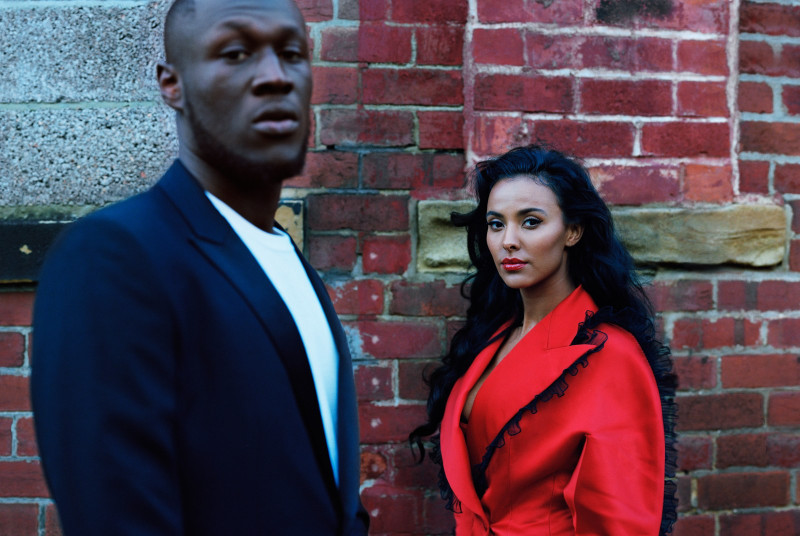 Stormzy and Maya Jama, February 2018