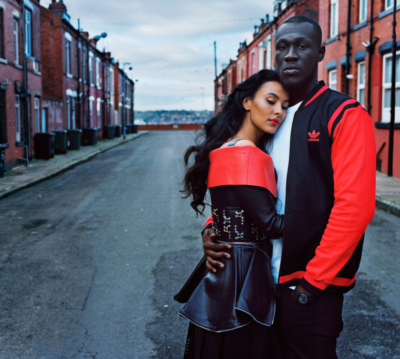 Stormzy and Maya Jama, February 2018