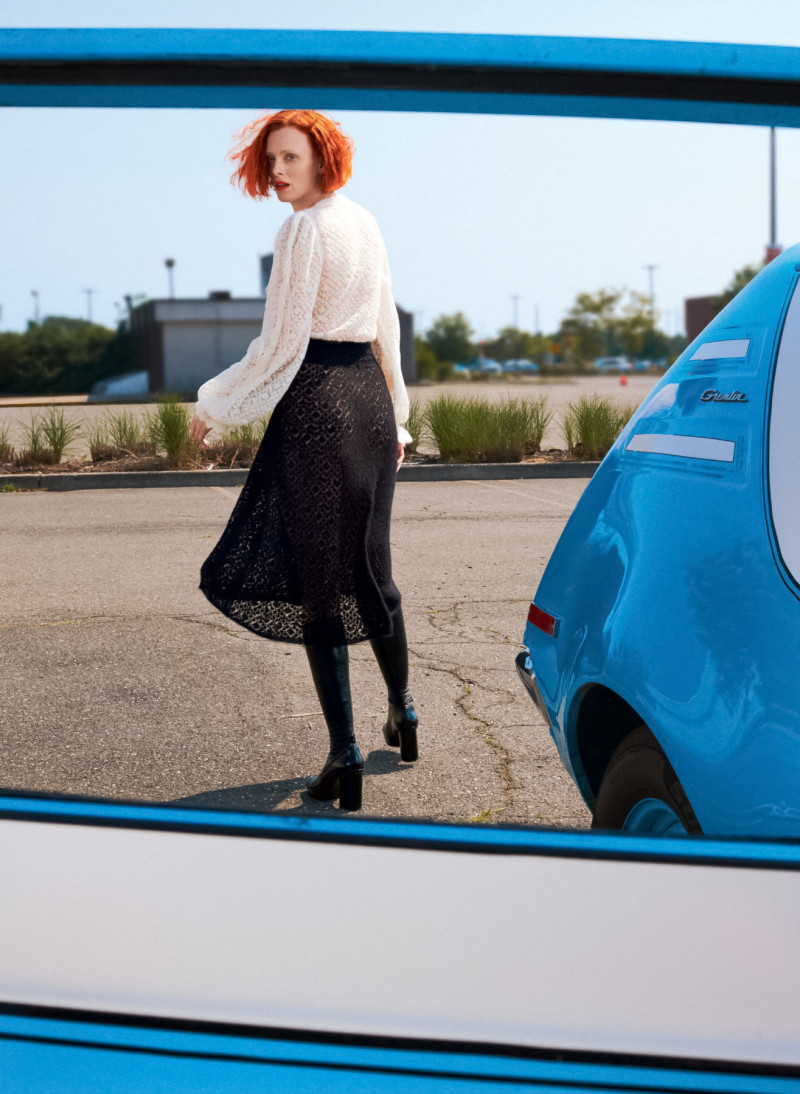 Karen Elson featured in Fast And Furiously Chic, September 2023