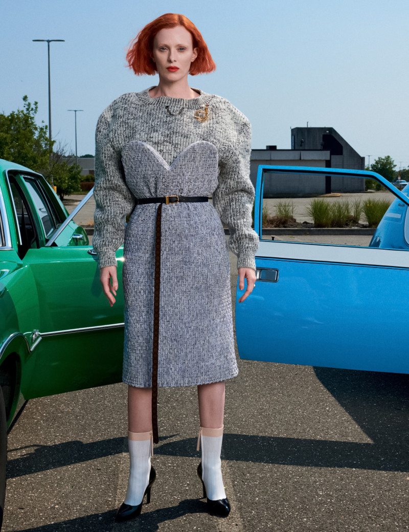 Karen Elson featured in Fast And Furiously Chic, September 2023