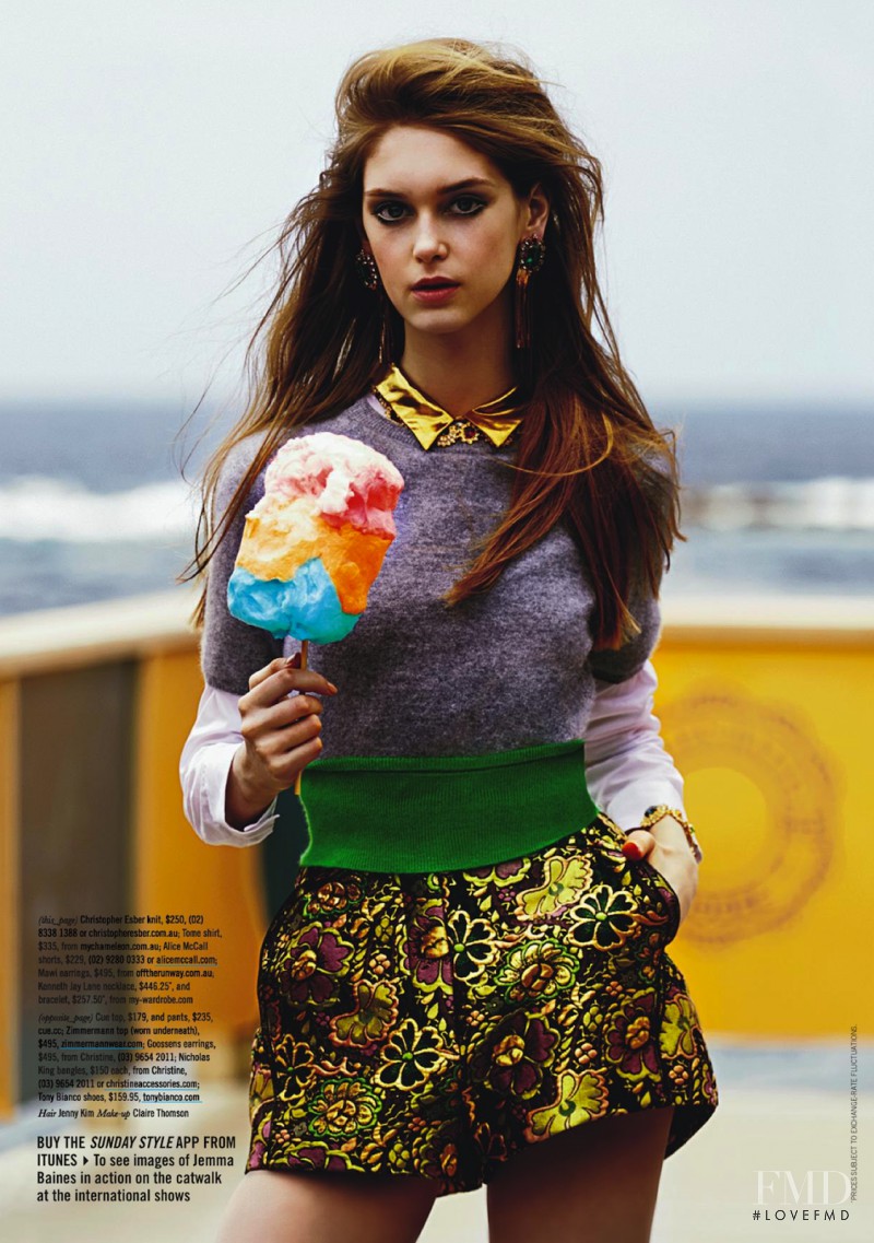 Jemma Baines featured in Sweet As, March 2013