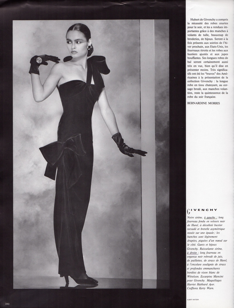 Talisa Soto featured in Bonnie Berman, September 1983