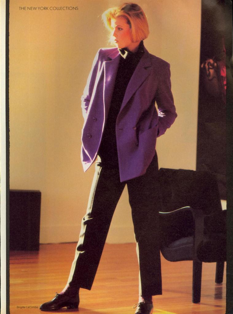 Bonnie Berman featured in Sure Things: The Clothes That Work for Day, September 1983