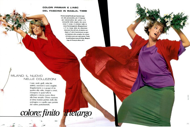 Bonnie Berman featured in colore: finito il letargo, January 1985