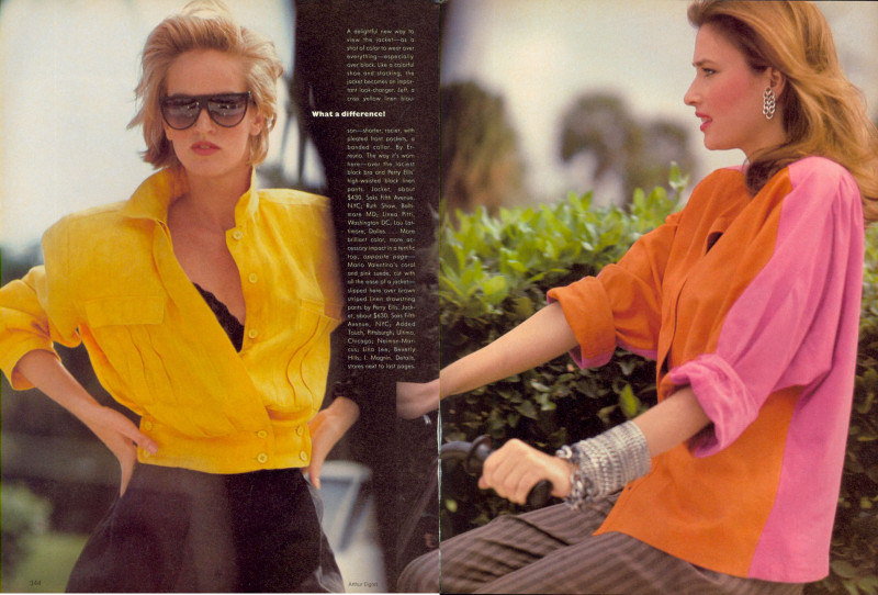 Bonnie Berman featured in What a Difference...Hot New Accessories, March 1983