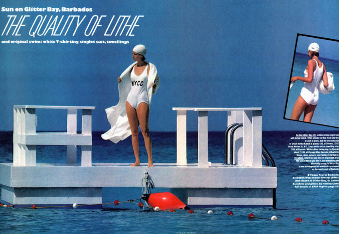 Bonnie Berman featured in The Quality Of Lithe, May 1983