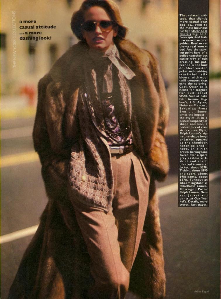 Bonnie Berman featured in A More Casual Attitude...A More Dashing Look, September 1983